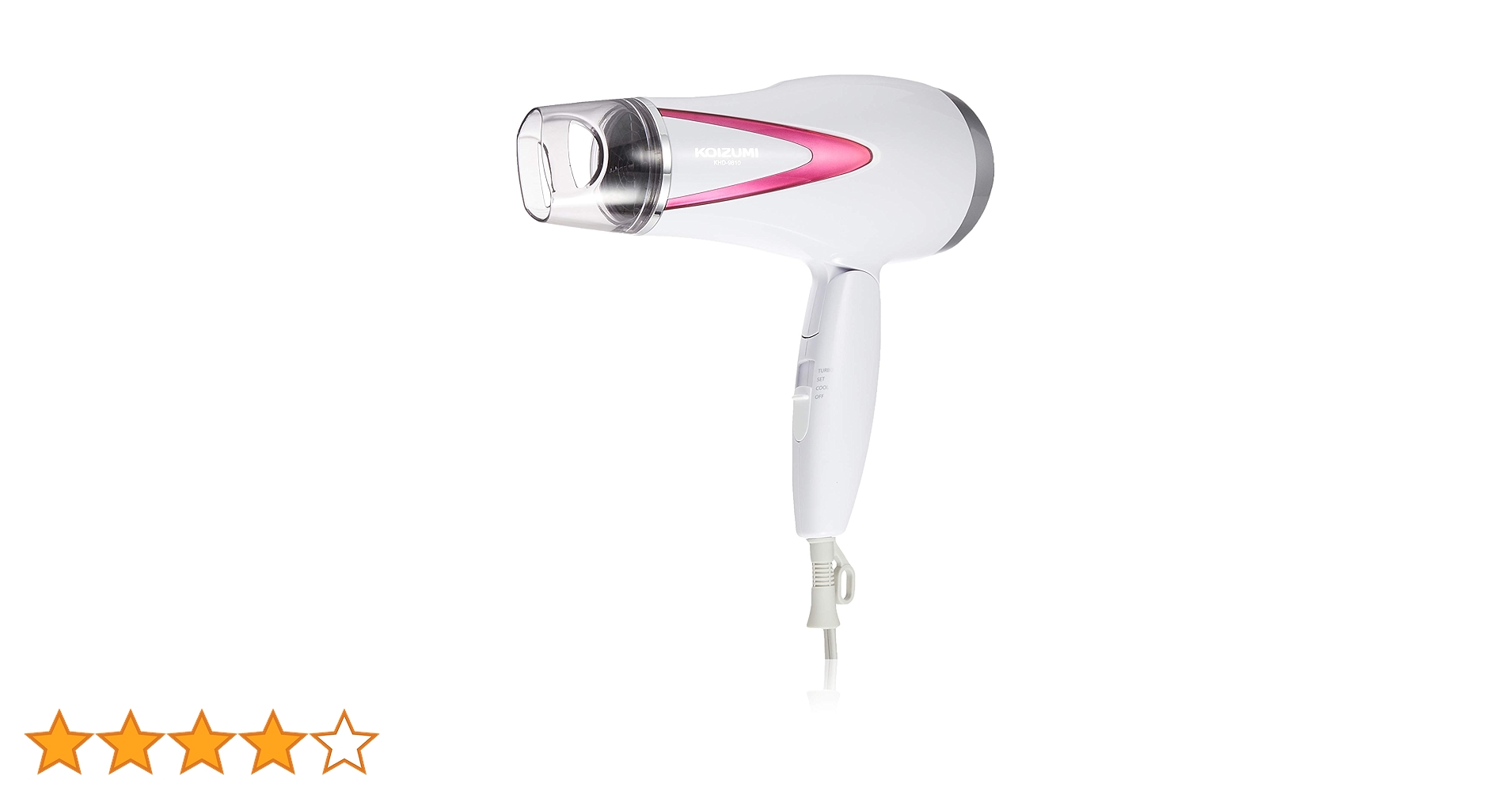 (未使用･未開封品)　コイズミ ヘアドライヤー マイナスイオン ホワイト KHD9810W wyeba8q コイズミ マイナスイオンヘアドライヤーホワイト | シャディ